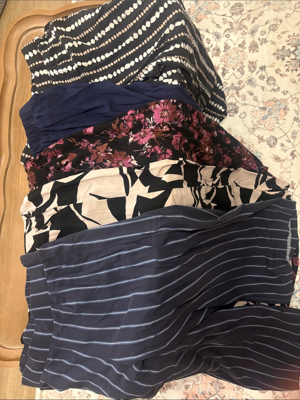 HUGE DEAL! 5 Pairs of Wide-Leg Dress Pants Bundle – Stylish & Work-Ready!